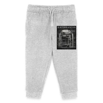 Lost Places Swimming Pool Seal Vintage Animal - Kids Organic Sweatpants by Stanley/Stella - heather grey - Front