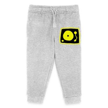 tourne-disque - Pantalon de jogging enfant bio Stanley/Stella - gris chiné - Devant