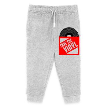 save the vinyl - Pantalon de jogging enfant bio Stanley/Stella - gris chiné - Devant