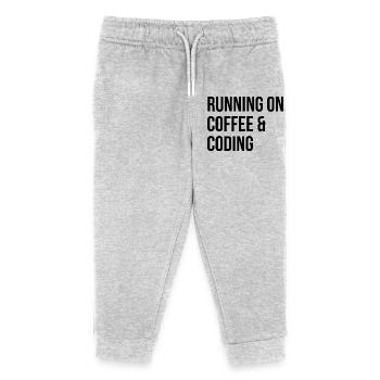 Codierung - Kinder Organic Jogginghose Mini Mover von Stanley/Stella - Grau meliert - Vorne