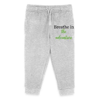 Discover the Adventure Thrill Seeker Call - Kids Organic Sweatpants by Stanley/Stella - heather grey - Front