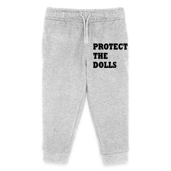 Protégez les poupées - Pantalon de jogging enfant bio Stanley/Stella - gris chiné - Devant