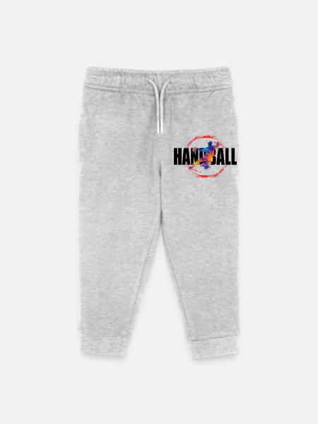 Handball - Kinder Organic Jogginghose Mini Mover von Stanley/Stella - Grau meliert