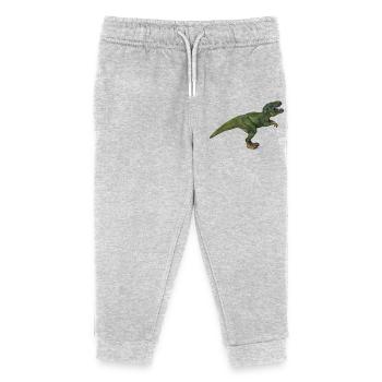 Tom T-Rex - Pantalon de jogging enfant bio Stanley/Stella - gris chiné - Devant