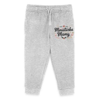 Vignette de maman – Édition de Noël - Pantalon de jogging enfant bio Stanley/Stella - gris chiné - Devant