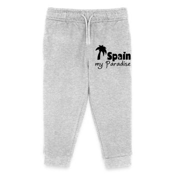 Spain Paradise - Kids Organic Sweatpants by Stanley/Stella - heather grey - Front