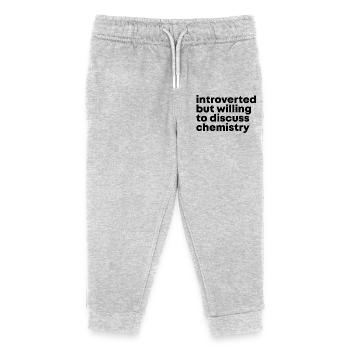Chemistry - Kids Organic Sweatpants by Stanley/Stella - heather grey - Front