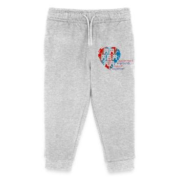 together - Kids Organic Sweatpants by Stanley/Stella - heather grey - Front