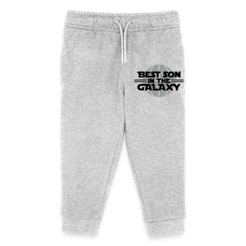 Best Son In The Galaxy - Pantalon de jogging enfant bio Stanley/Stella - gris chiné - Devant