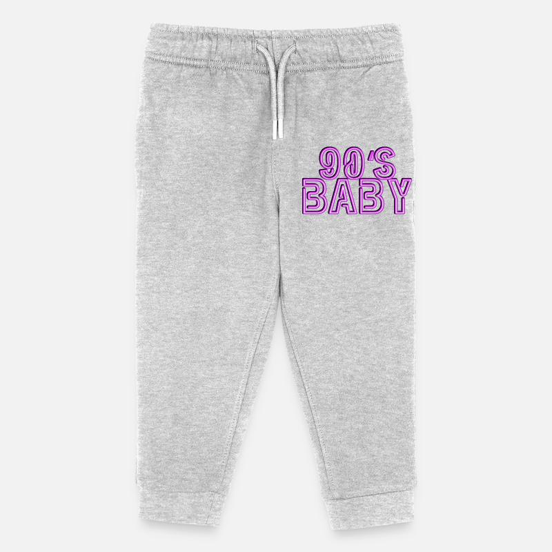 90 Bébé - Pantalon de jogging enfant bio Stanley/Stella - gris chiné