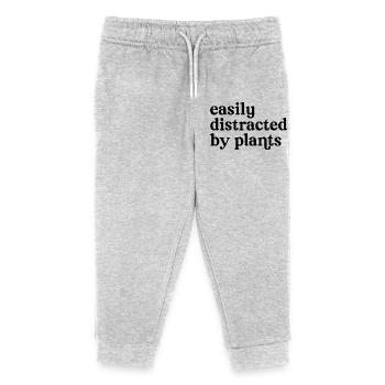 Leicht von Pflanzen abgelenkt. - Kinder Organic Jogginghose Mini Mover von Stanley/Stella - Grau meliert - Vorne