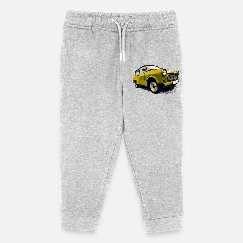 Grüner  - Kinder Organic Jogginghose Mini Mover von Stanley/Stella - Grau meliert