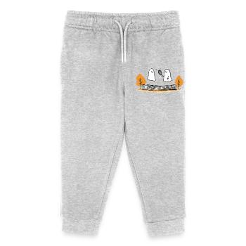 Halloween Tennis Fantômes Automne Fun Match - Pantalon de jogging enfant bio Stanley/Stella - gris chiné - Devant