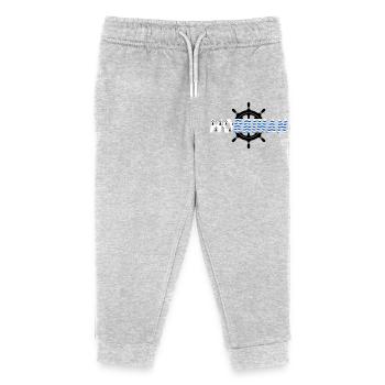 Morbihan - Kinder Organic Jogginghose Mini Mover von Stanley/Stella - Grau meliert - Vorne