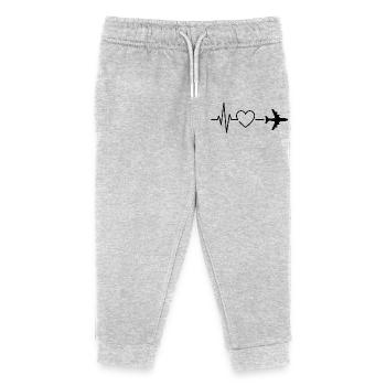 journey - Kids Organic Sweatpants by Stanley/Stella - heather grey - Front