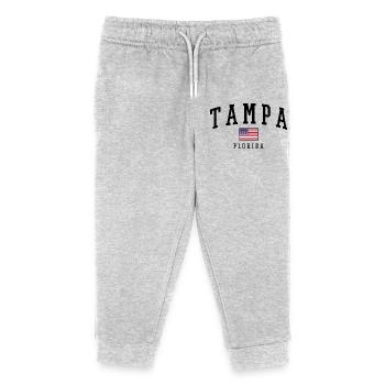 Tampa Florida - Kinder Organic Jogginghose Mini Mover von Stanley/Stella - Grau meliert - Vorne