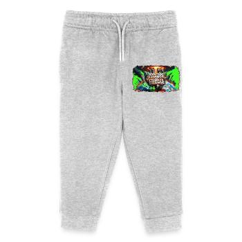 System Change, Not Climate Change - Kids Organic Sweatpants by Stanley/Stella - heather grey - Front