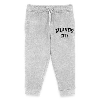 Atlantic City - Est. 1854 - New Jersey - USA - Kinder Organic Jogginghose Mini Mover von Stanley/Stella - Grau meliert - Vorne