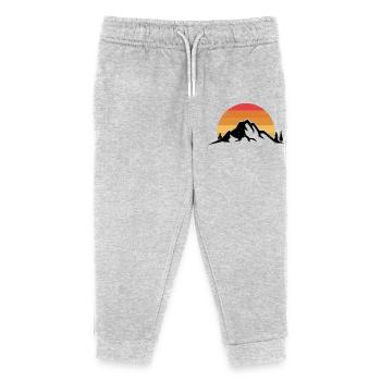 Sunset Ridge Silhouette - Pantalon de jogging enfant bio Stanley/Stella - gris chiné - Devant