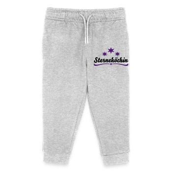 Kochen - Kinder Organic Jogginghose Mini Mover von Stanley/Stella - Grau meliert - Vorne