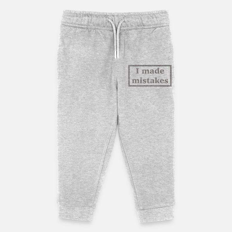 Fehler - Kinder Organic Jogginghose Mini Mover von Stanley/Stella - Grau meliert