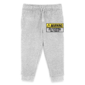 bull terrier - Pantalon de jogging enfant bio Stanley/Stella - gris chiné - Devant