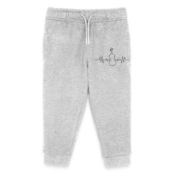 Violon Violon - Pantalon de jogging enfant bio Stanley/Stella - gris chiné - Devant