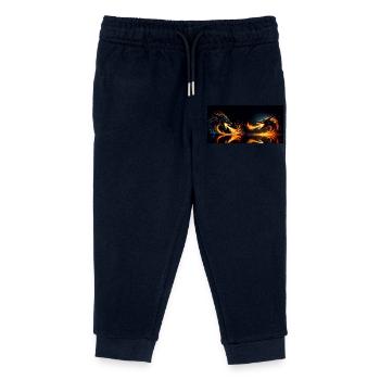 Heat of Battle - Kids Organic Sweatpants by Stanley/Stella - navy - Front