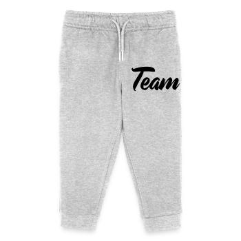 Team - Kids Organic Sweatpants by Stanley/Stella - heather grey - Front