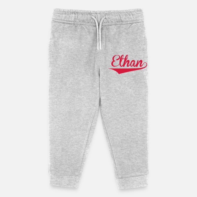 Ethan - Kinder Organic Jogginghose Mini Mover von Stanley/Stella - Grau meliert