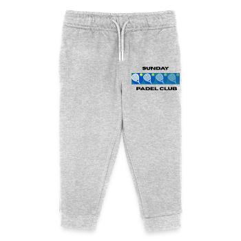 Club de Padel du dimanche - Pantalon de jogging enfant bio Stanley/Stella - gris chiné - Devant