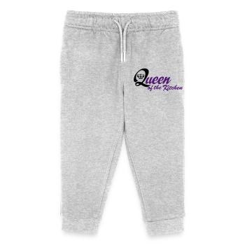 Lustige Kochschürze für Frauen - Kinder Organic Jogginghose Mini Mover von Stanley/Stella - Grau meliert - Vorne