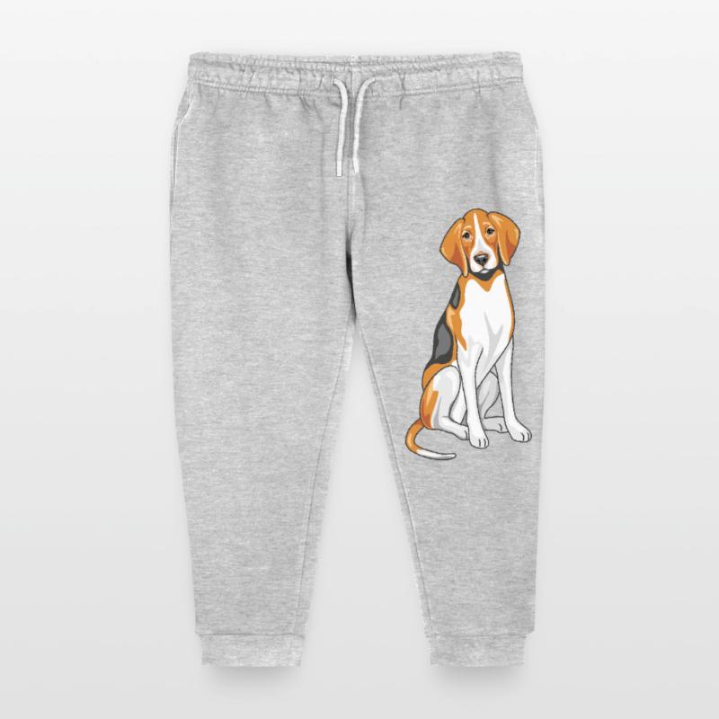 Sitzender Foxhound Kinder Organic Jogginghose Mini Mover von Stanley/Stella