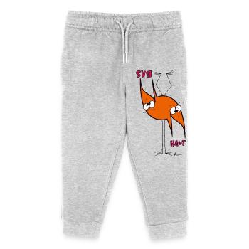 Double Shadoks - Pantalon de jogging enfant bio Stanley/Stella - gris chiné - Devant