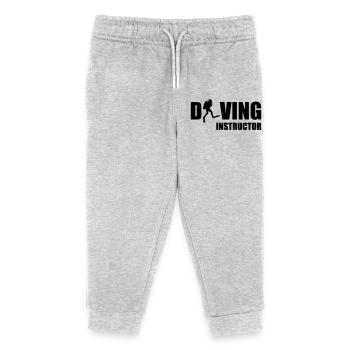 Diving Instructor - Kids Organic Sweatpants by Stanley/Stella - heather grey - Front