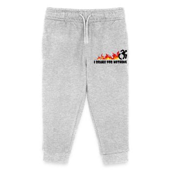 Ich habe meinen Rollstuhl umsonst eingeschoben # - Kinder Organic Jogginghose Mini Mover von Stanley/Stella - Grau meliert - Vorne