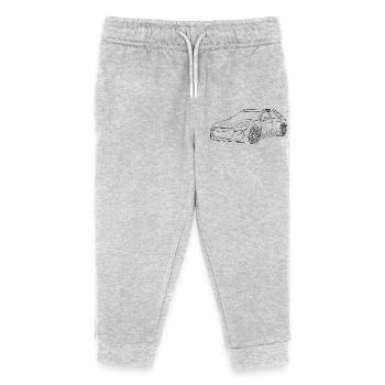 Auto Outline simple - Kids Organic Sweatpants by Stanley/Stella - heather grey - Front