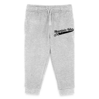 VTT - Pantalon de jogging enfant bio Stanley/Stella - gris chiné - Devant