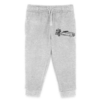 Schwarzer Oldtimer - Kinder Organic Jogginghose Mini Mover von Stanley/Stella - Grau meliert - Vorne