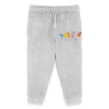 Sommer Getränke - Kinder Organic Jogginghose Mini Mover von Stanley/Stella - Grau meliert - Vorne