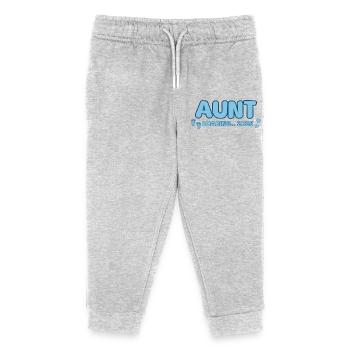Aunt Loading 2026 - Kinder Organic Jogginghose Mini Mover von Stanley/Stella - Grau meliert - Vorne