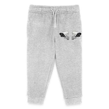 Art de surveillance à double caméra - Pantalon de jogging enfant bio Stanley/Stella - gris chiné - Devant