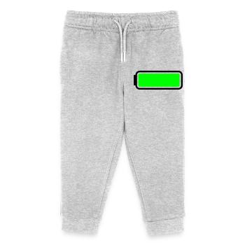 Batterie complète - Pantalon de jogging enfant bio Stanley/Stella - gris chiné - Devant