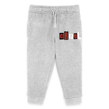 cruel - Kids Organic Sweatpants by Stanley/Stella - heather grey - Front