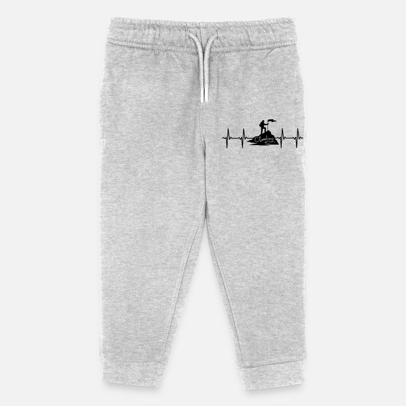Escalade - Pantalon de jogging enfant bio Stanley/Stella - gris chiné