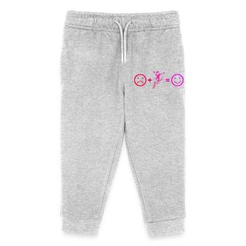 Inspiration cool pour le handball pour femmes - Pantalon de jogging enfant bio Stanley/Stella - gris chiné - Devant