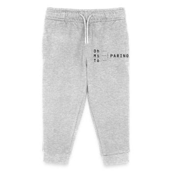 OH MÌ TÒ the Parino t-shirt - Kids Organic Sweatpants by Stanley/Stella - heather grey - Front