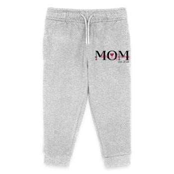 Maman - Pantalon de jogging enfant bio Stanley/Stella - gris chiné - Devant