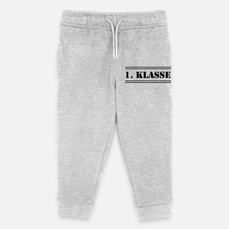 1st class - Kids Organic Sweatpants by Stanley/Stella - heather grey