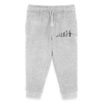 Fischer Evolution - Kinder Organic Jogginghose Mini Mover von Stanley/Stella - Grau meliert - Vorne